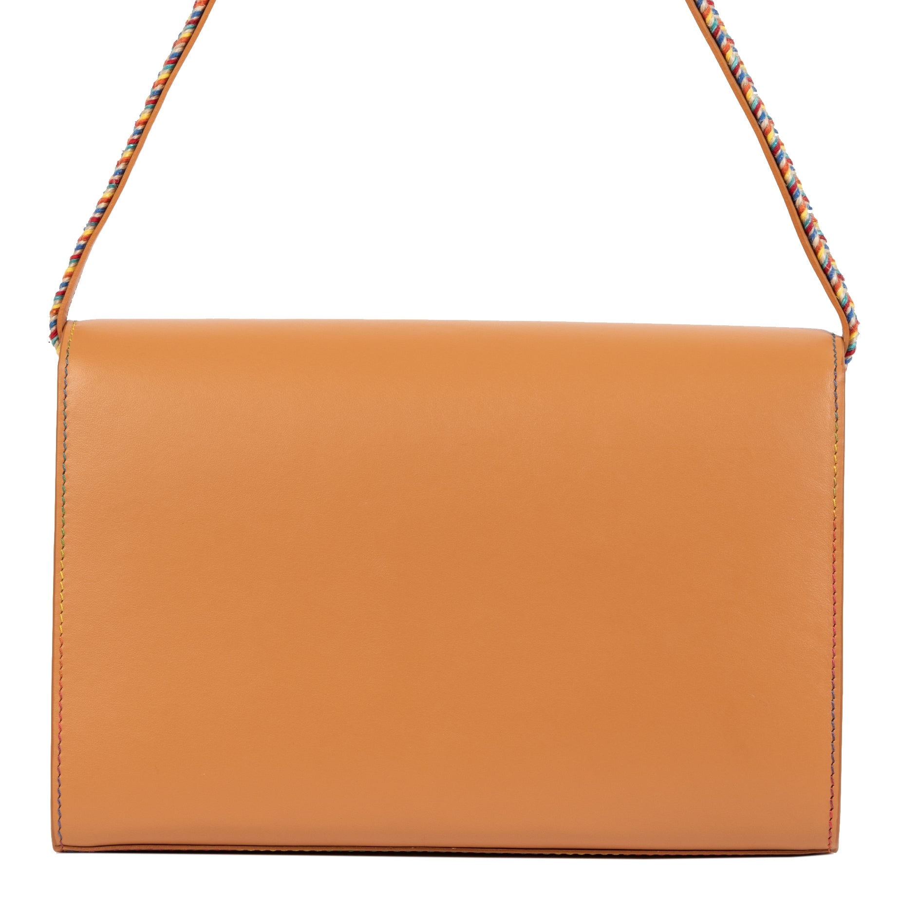 Caroline De Marchi Camel Leather Shoulder Bag pour le meilleur prix chez Labellov à Anvers