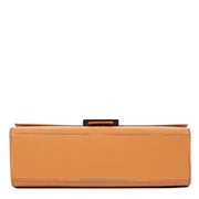 Caroline De Marchi Camel Leather Shoulder Bag