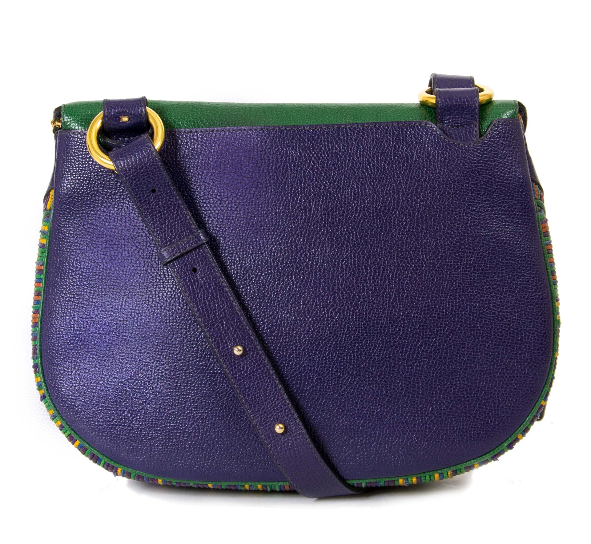 buy Delvaux Multicolor Toile De Cuir Shoulder Bag at labellov for the best price