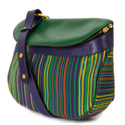 koop Delvaux Multicolor Toile De Cuir Shoulder Bag en betaal veilig online