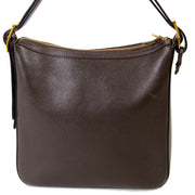 koop Delvaux Brown Leather Shoulderbag en betaal veilig online