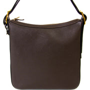 achetez Delvaux Brown Leather Shoulderbag et payez secure on ligne