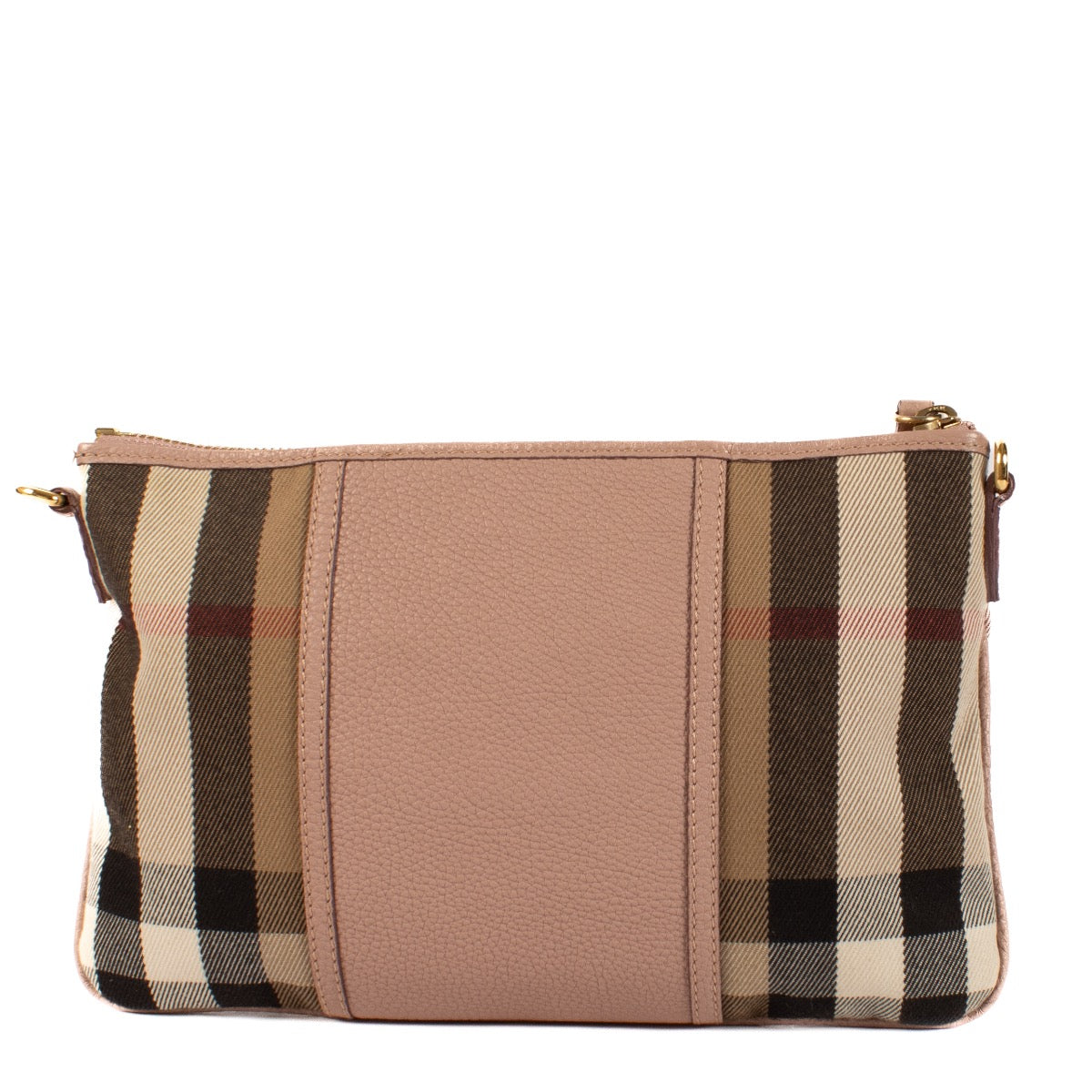 Shop safe online at Labellov in Antwerp, Brussels and Knokke this 100% authentic second hand Burberry Check Canvas Crossbody Bag