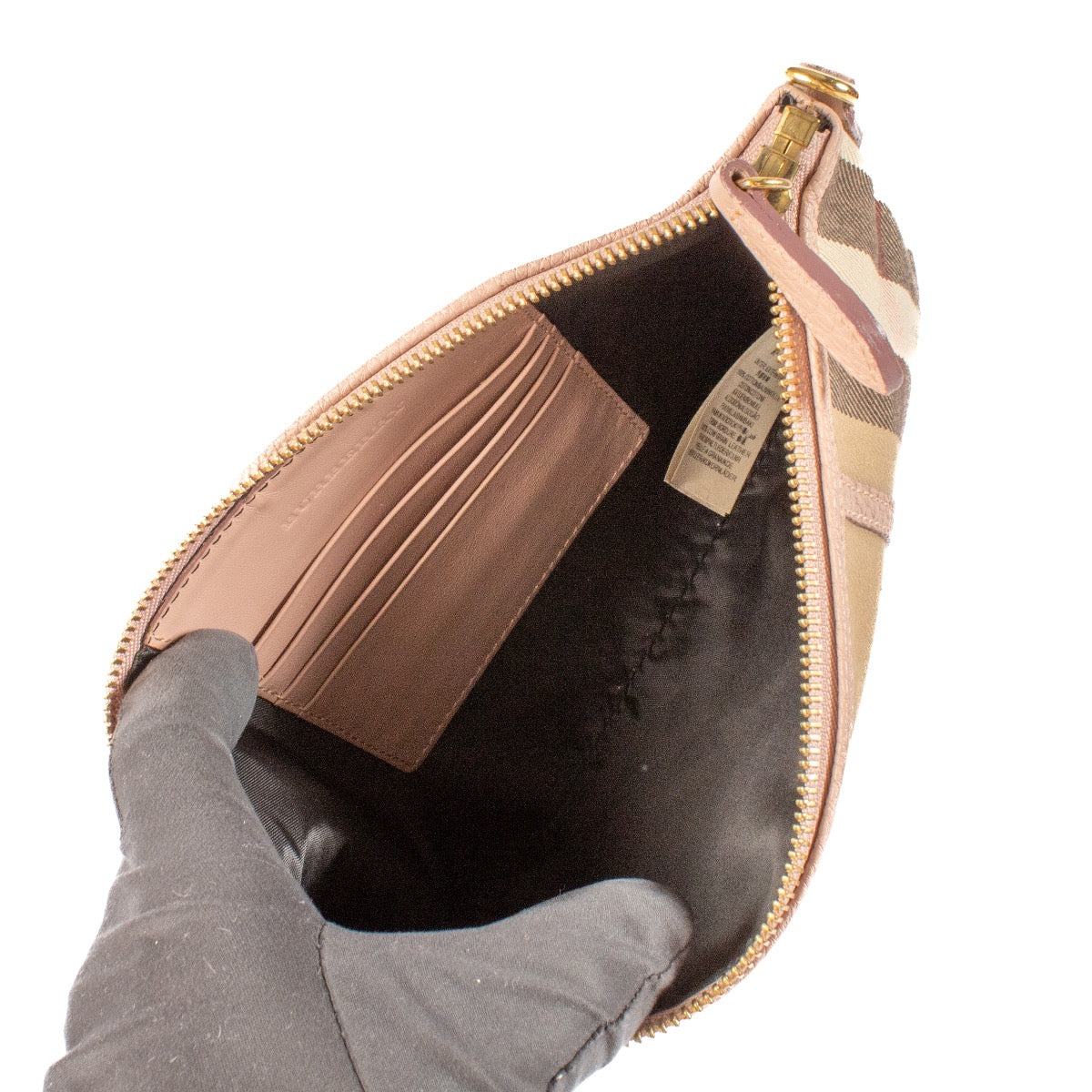 Shop safe online at Labellov in Antwerp, Brussels and Knokke this 100% authentic second hand Burberry Check Canvas Crossbody Bag