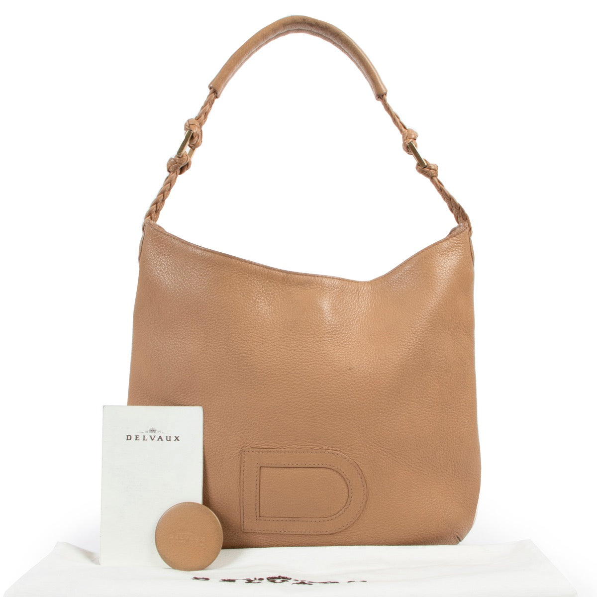 safe online Delvaux Camel Shoulder bag