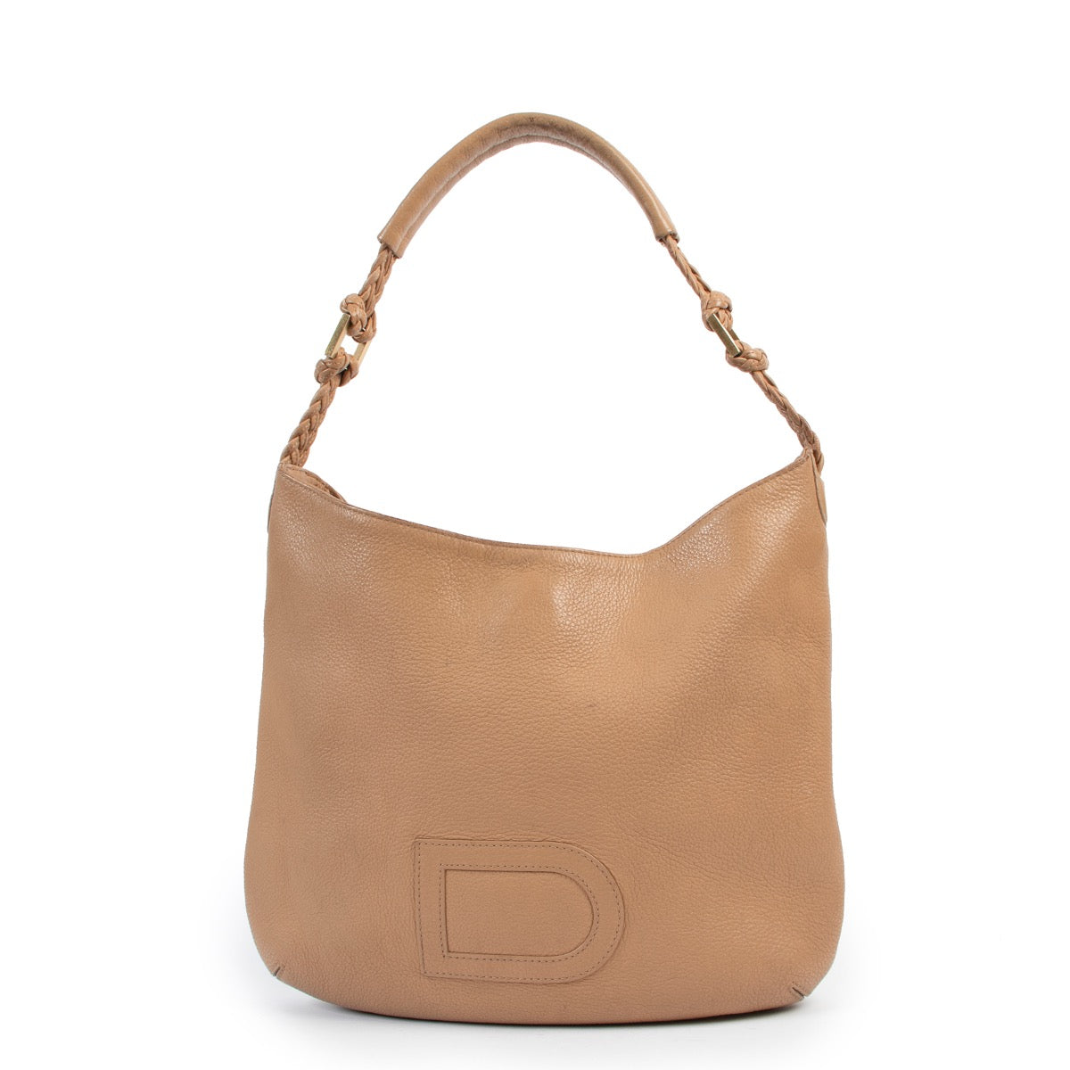 shop safe online eDelvaux Camel Shoulder bag