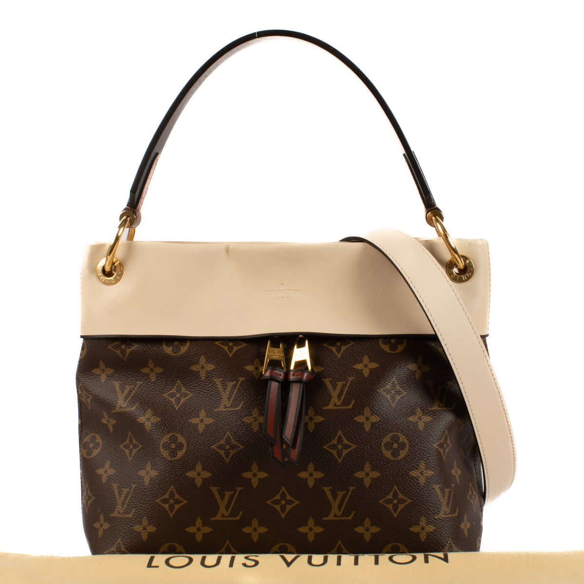 Shop safe online at Labellov in Antwerp, Brussels and Knokke this 100% authentic second hand Louis Vuitton Monogram Tuileries Besace Bag