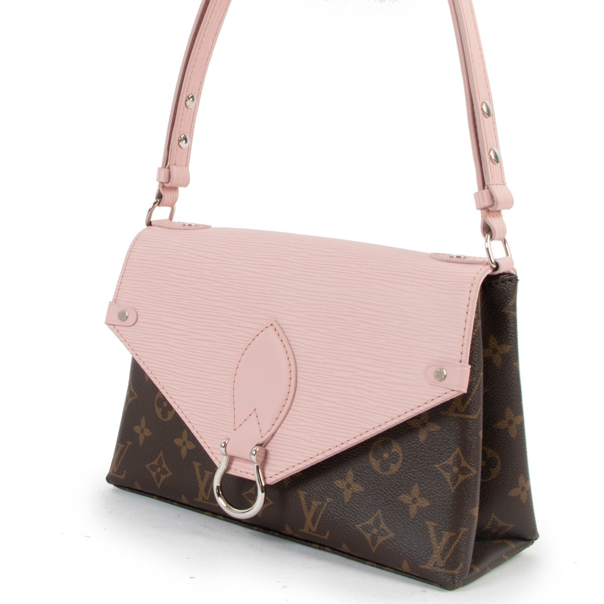Louis Vuitton Saint Michel Monogram Rose Ballerine Epi Leather