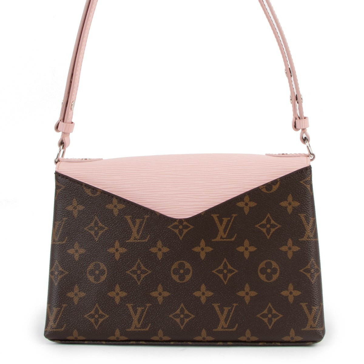 Louis Vuitton Saint Michel Monogram Rose Ballerine Epi Leather