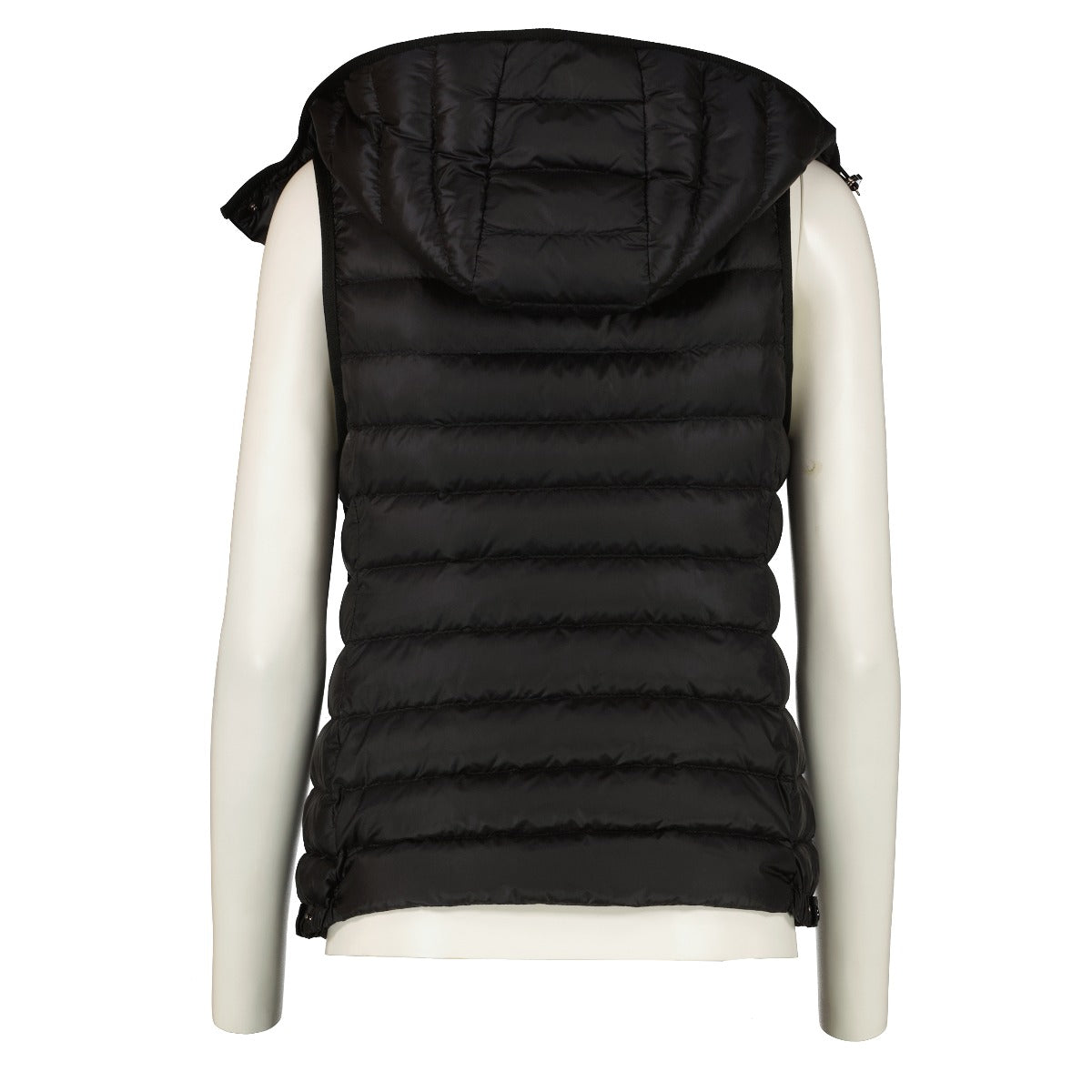Moncler Black Glycine Sleeveless Lightweight Down Jacket - Size 0