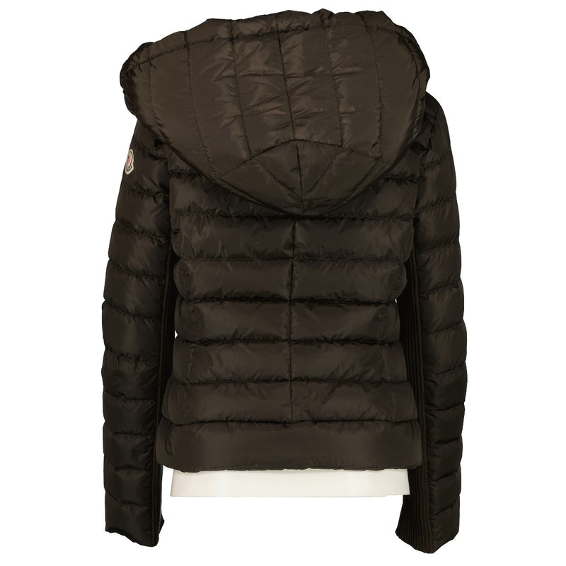 Moncler Brown Fur Hood Langle Down Jacket