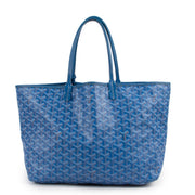 Shop safe online at Labellov 100% authentic second hand Goyard Blue St. Louis PM Tote Bag in very good condition