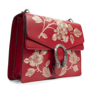 Authentique seconde-main vintage Gucci Chinese New Year Hibiscus Red Dionysus Special Edition achète en ligne webshop LabelLOV