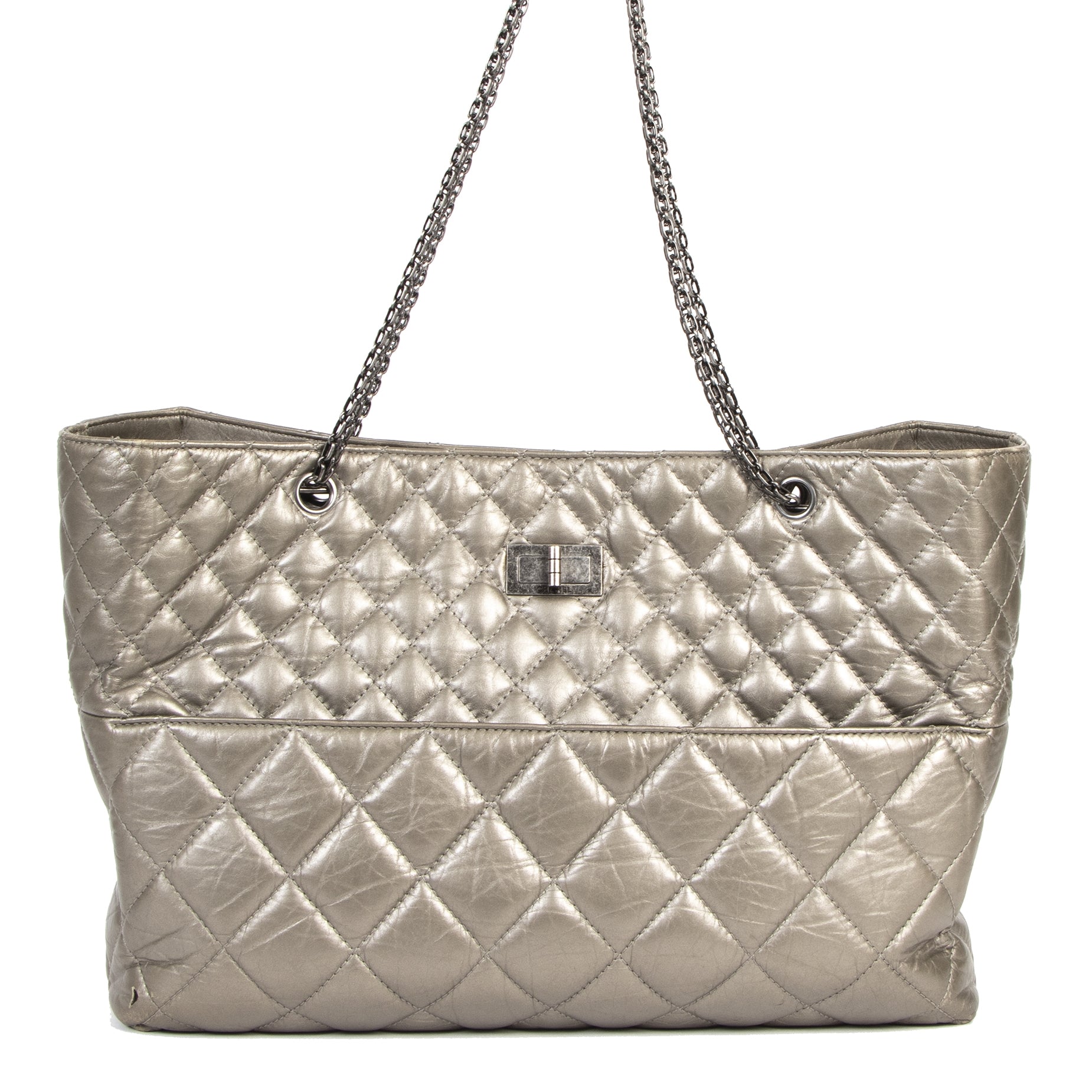 Chanel Metallic 2.55 Shopper
