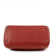Shop safe online authentic Delvaux Red Top Handle Bag at the right price.