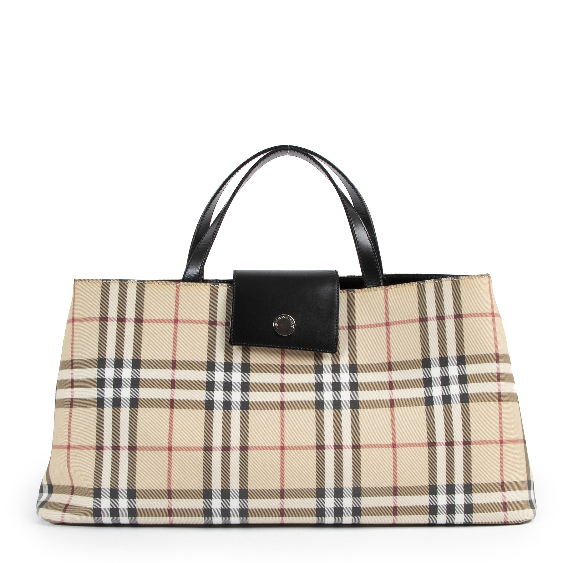 Burberry Nova Check Shopper Tote Bag for the best price at Labellov secondhand luxury in Antwerp