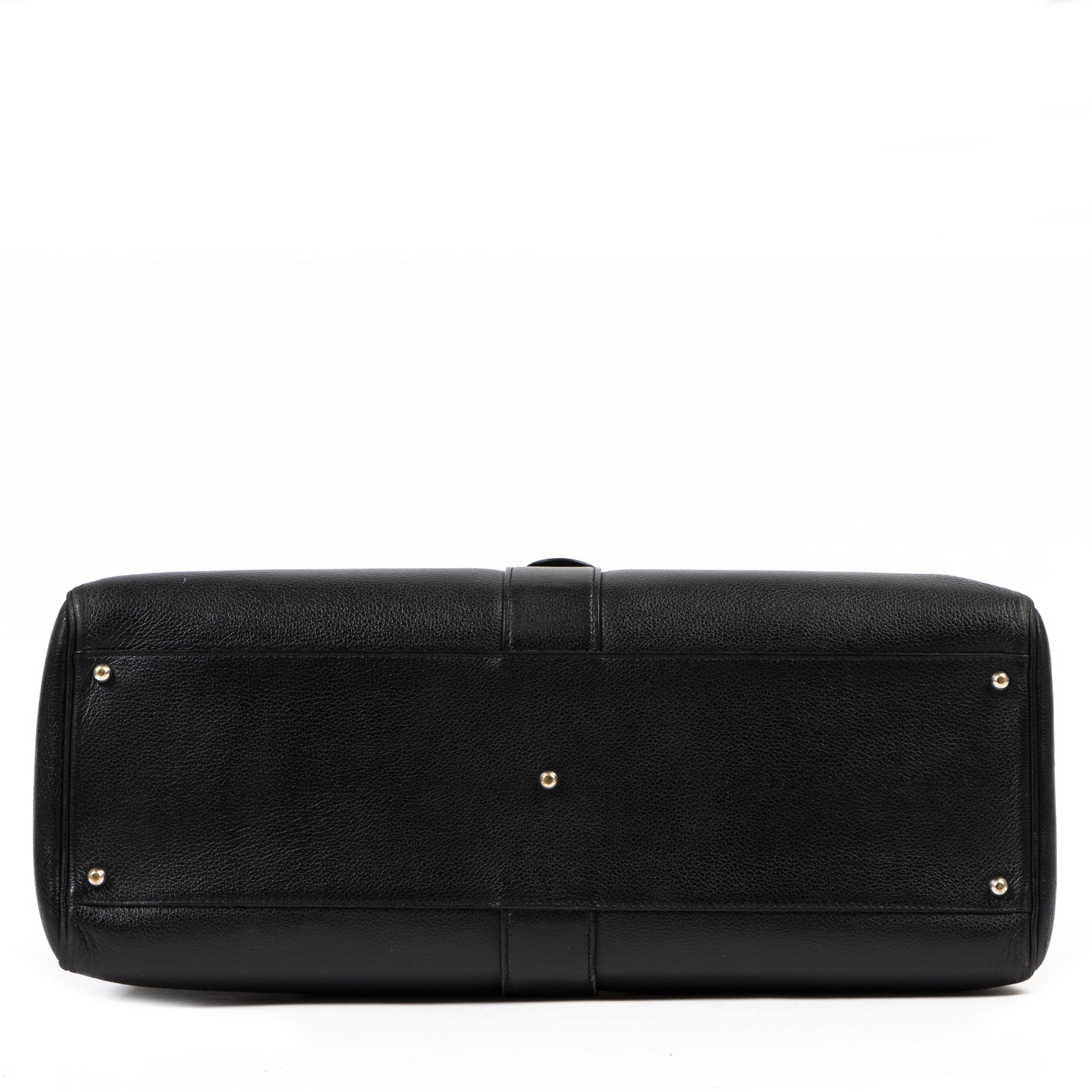 Delvaux Zwarte "Cabriolet" Schoudertas