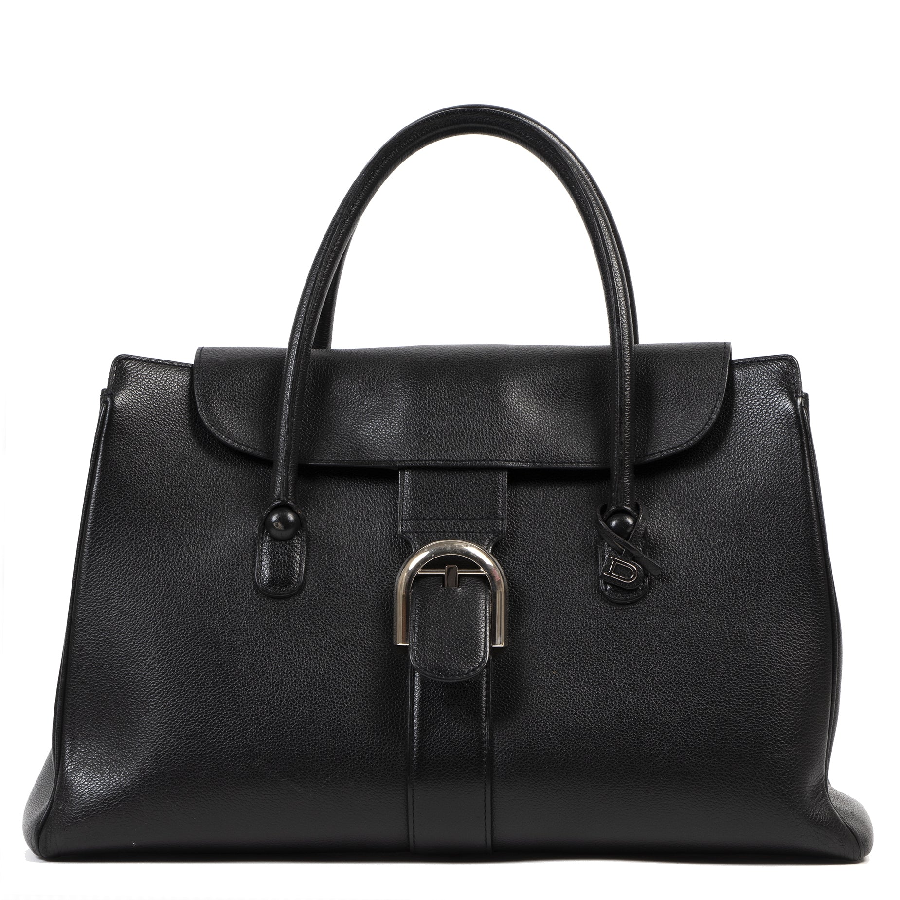 Delvaux Black 'Cabriolet' Shoulder Bag for the best price at Labellov