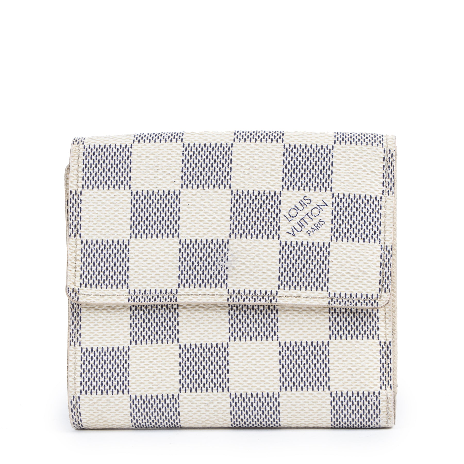 Portefeuille Louis Vuitton Damier Azur Elise