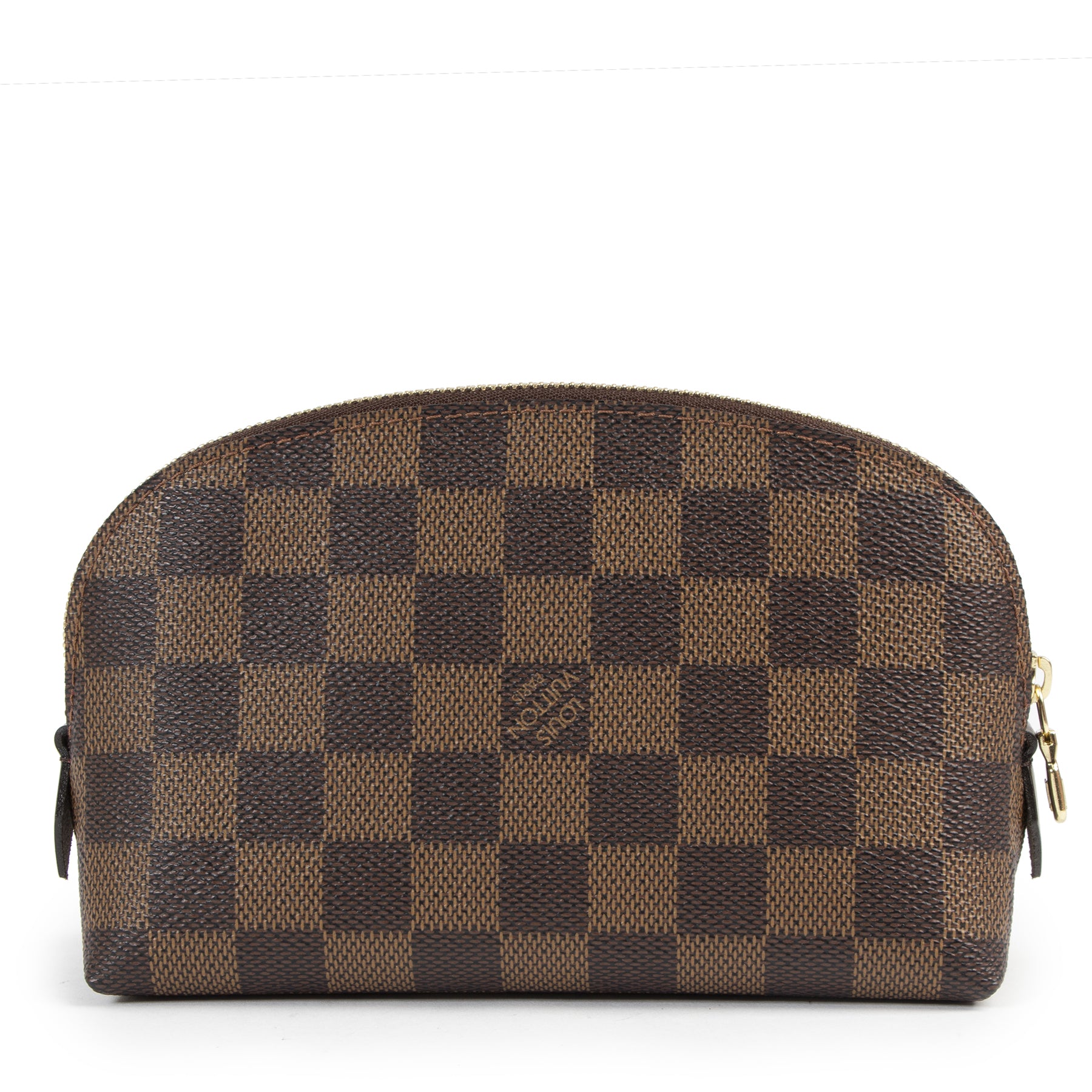 Authentic secondhand Louis Vuitton Damier Ebene Cosmetic Pouch designer accessories fashion luxury vintage webshop safe secure online shopping