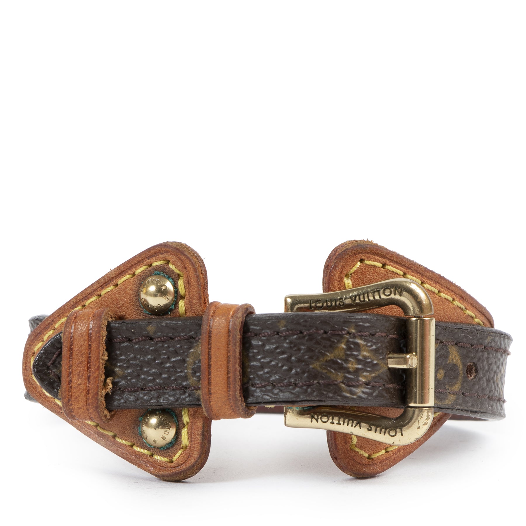Authentieke Tweedehands Louis Vuitton Monogram Canvas Bracelet juiste prijs veilig online shoppen luxe merken webshop winkelen Antwerpen België mode fashion
