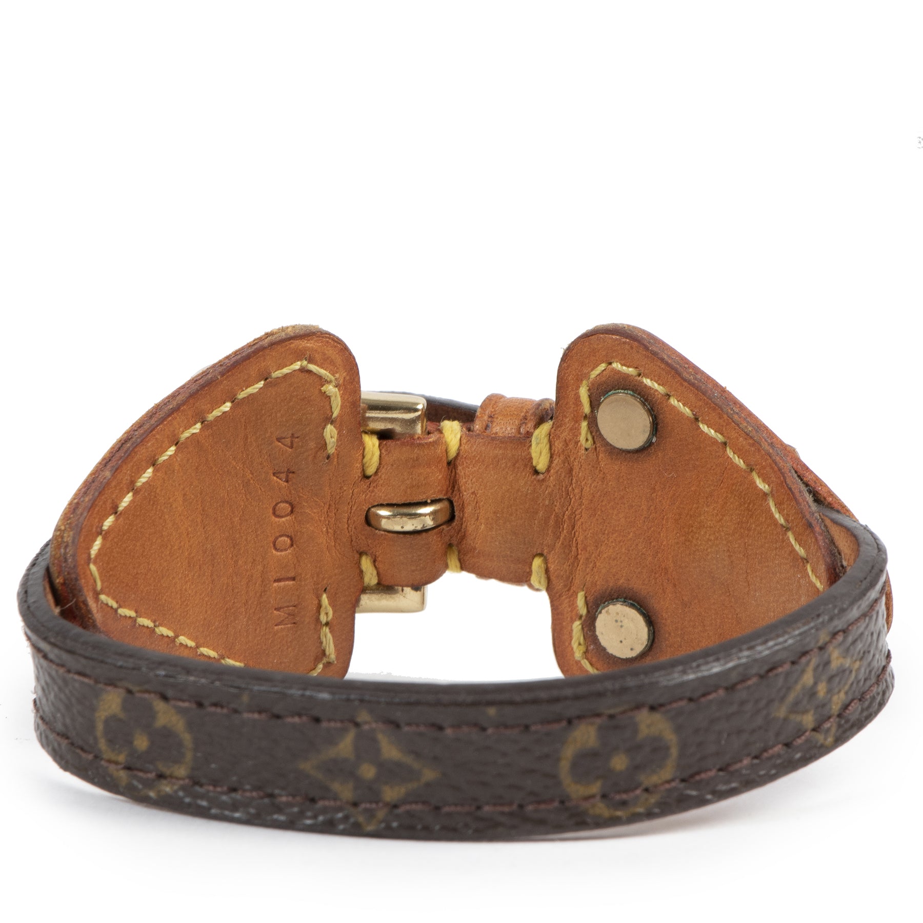 Authentic secondhand Louis Vuitton Monogram Canvas Bracelet designer bracelets fashion luxury vintage webshop safe secure online shopping