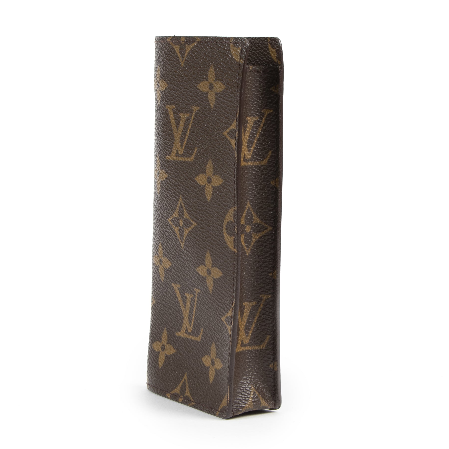 Authentieke Tweedehands Louis Vuitton Monogram Canvas Glasses Case juiste prijs veilig online shoppen luxe merken webshop winkelen Antwerpen België mode fashion
