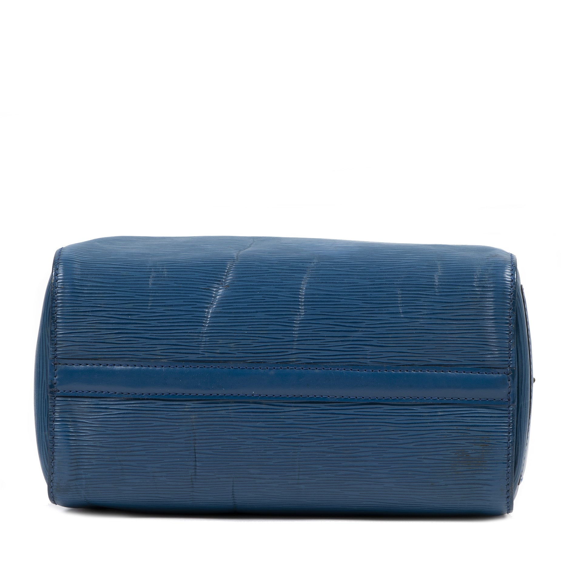 Authentic secondhand Louis Vuitton Blue Epi Speedy 25 Bag luxury vintage webshop fashion safe secure online shopping