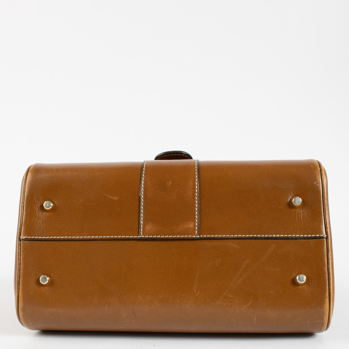 Delvaux Camel Glad Leer Vintage Brillant PM