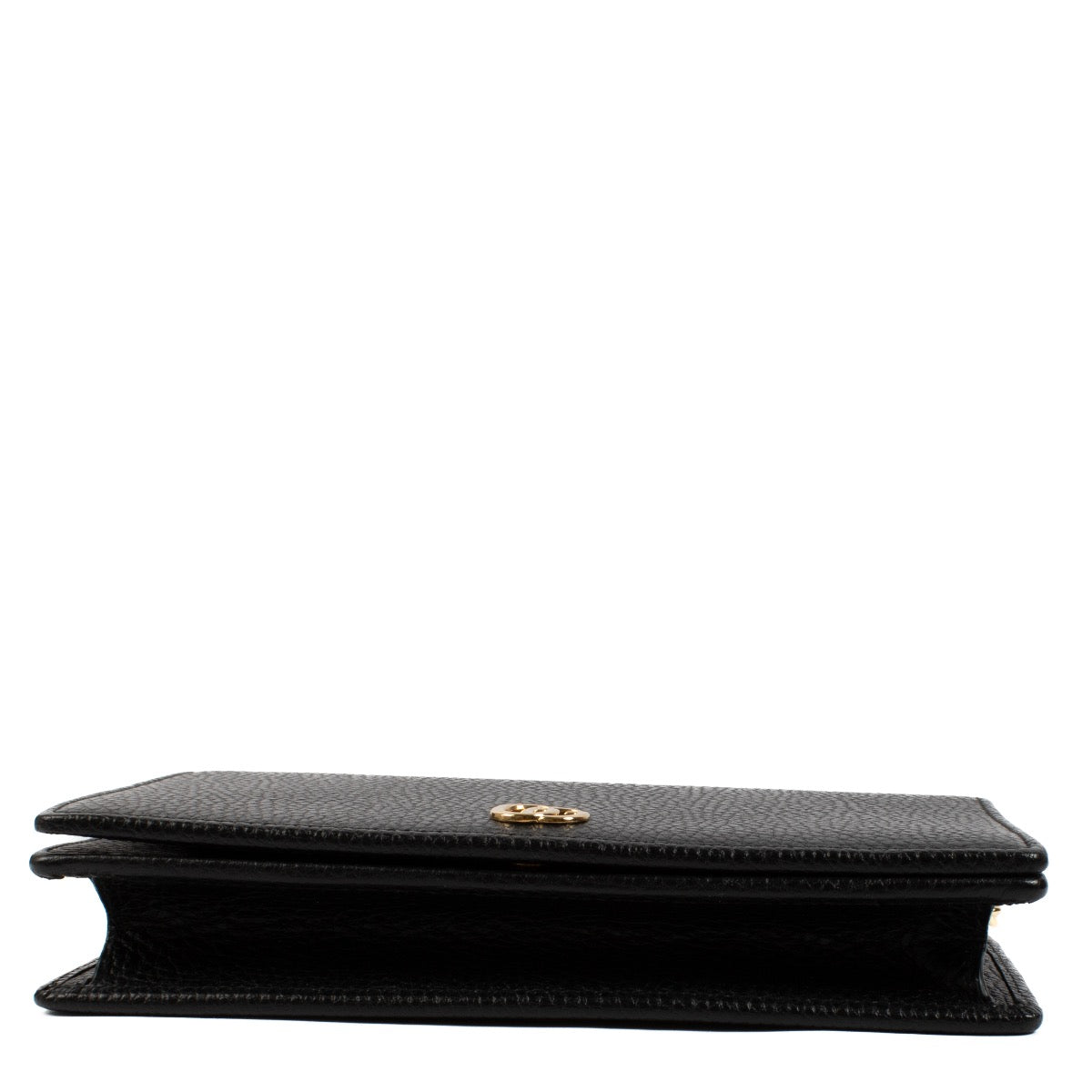 shop 100% authentic second hand Gucci Black Leather GG Marmont Chain Mini Bag on Labellov.com