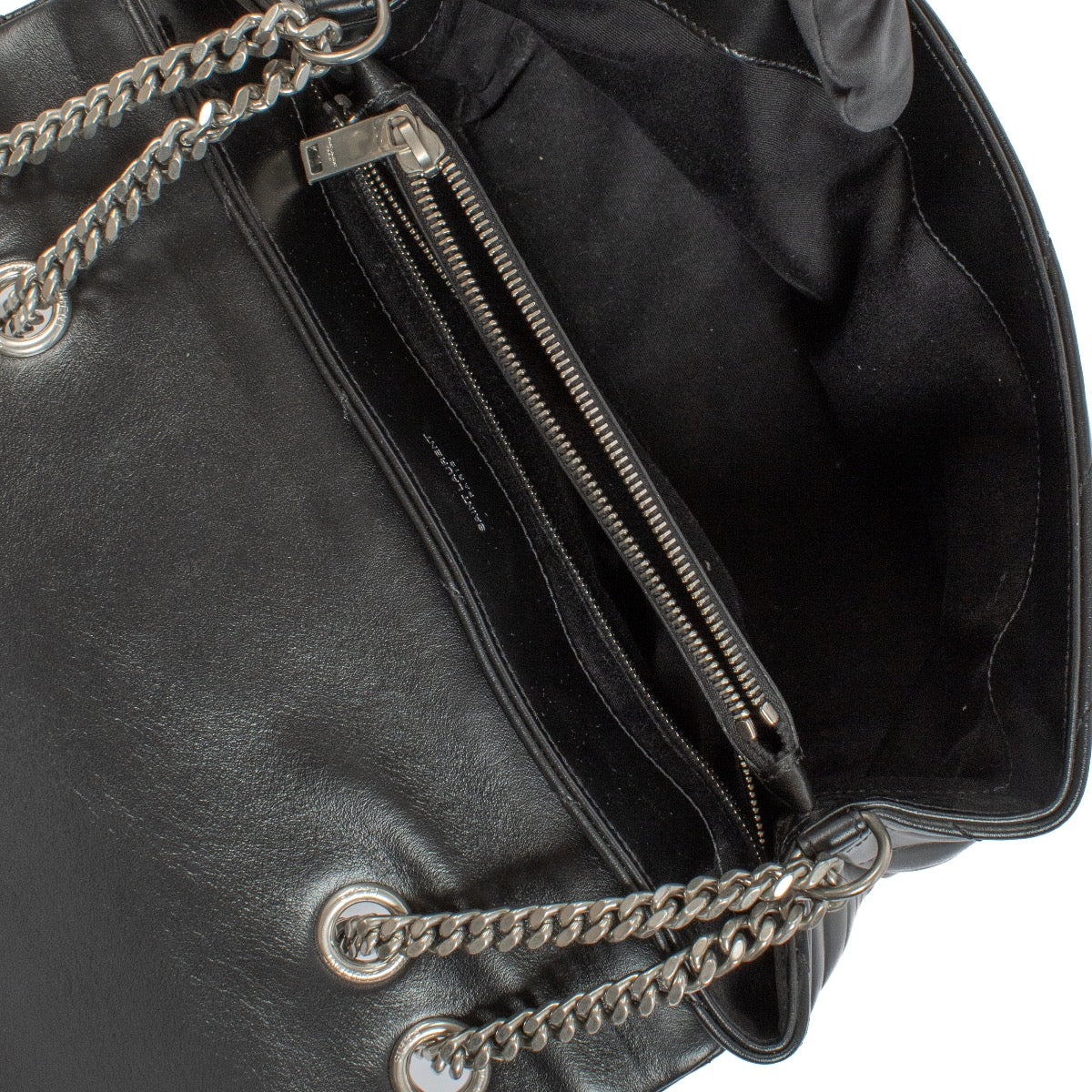 shop 100% authentic second hand Saint Laurent Black Quilted Leather Medium Loulou Bag on Labellov.com