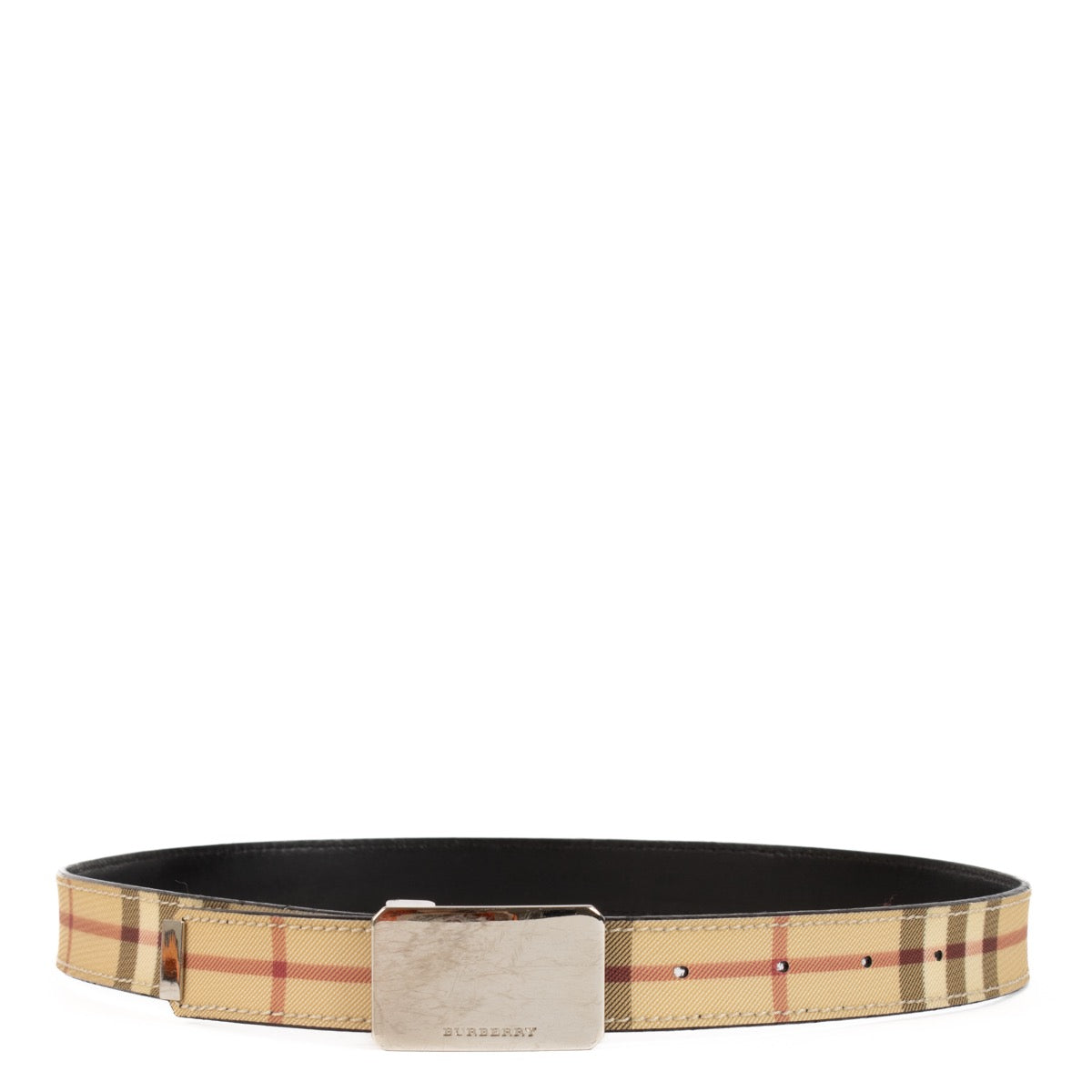 shop 100% authentic second hand Burberry Monogram Belt - Size 100 on Labellov.com