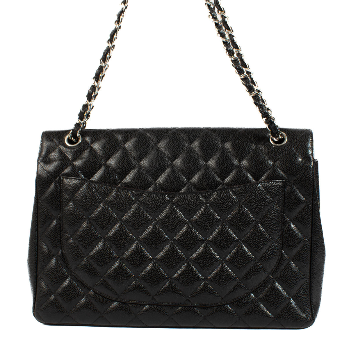 We buy and sell your authentic designer bags for the best price at Labellov tweedehands luxe in Antwerpen en Knokke. Chanel Black Caviar Leather Large Classic Flap Bag