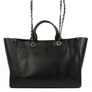shop 100% authentic second hand Chanel Deauville Studded Logo Large Shopping Bag on Labellov.com
