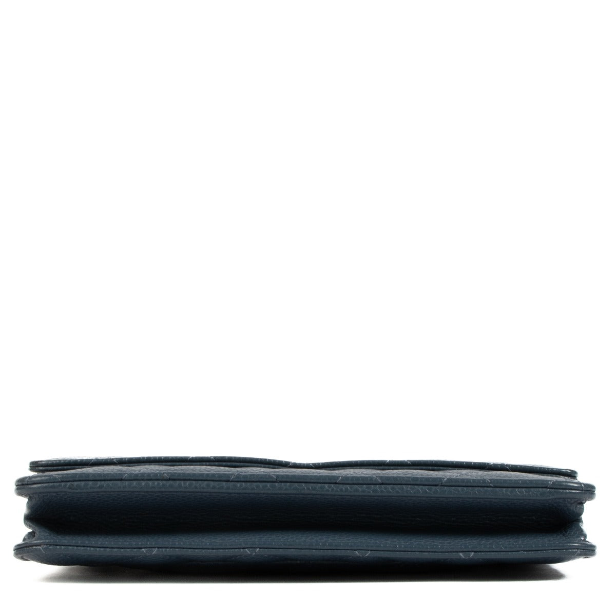 Chanel Jeans Blue Caviar Classic Wallet On Chain Tas