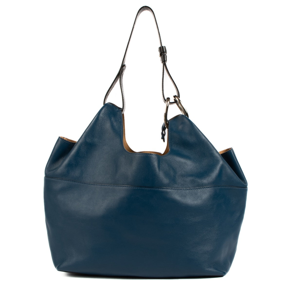 Delvaux Bleu de Prusse Polo Givry With Me PM Bag