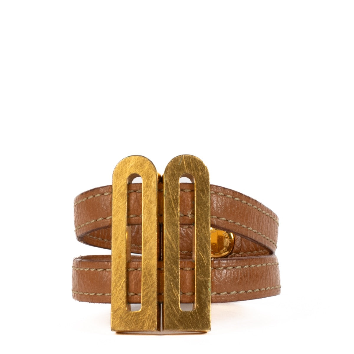 shop 100% authentic second hand Delvaux Brown Leather Bracelet on Labellov.com