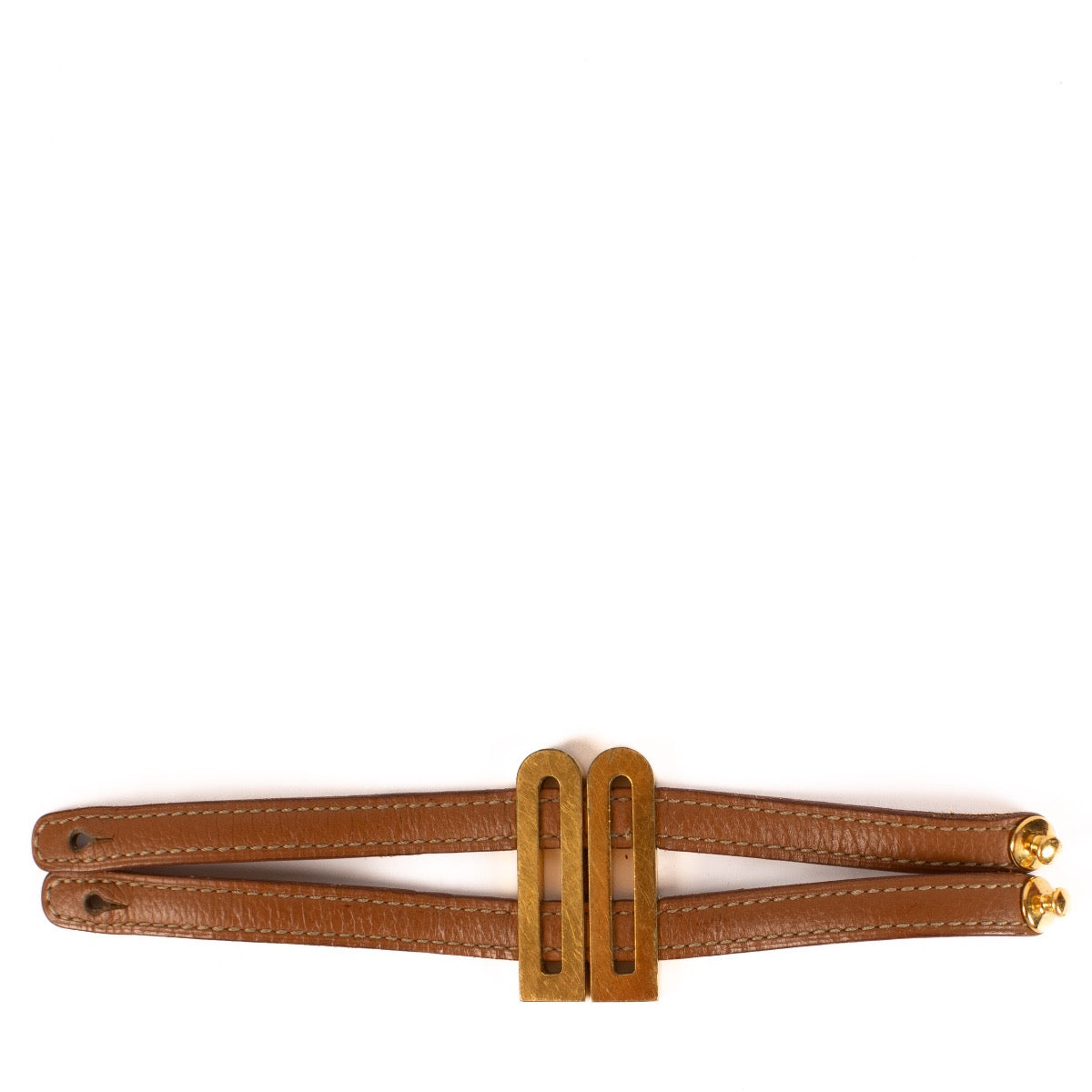 shop 100% authentic second hand Delvaux Brown Leather Bracelet on Labellov.com