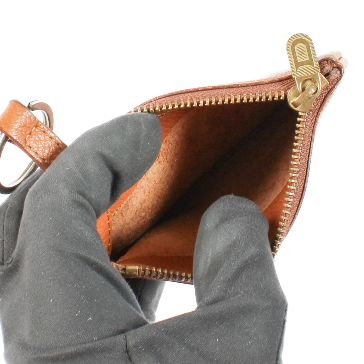 shop 100% authentic second hand Delvaux Brown Keychain Pochette on Labellov.com
