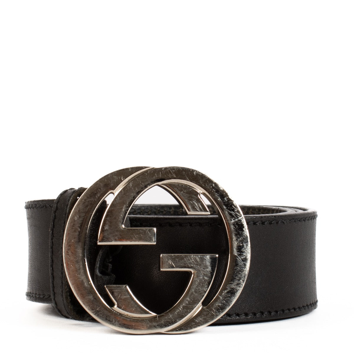 shop 100% authentic second hand Gucci Black Belt - Size 80 on Labellov.com