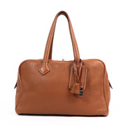Hermès Victoria 35 Gold Taurillon Clemence