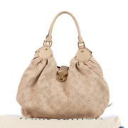 Louis Vuitton Mahina L Monogram Perforated Hobo Bag