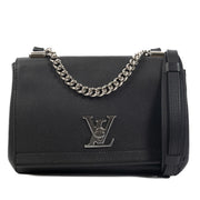 Shop safe online at Labellov in Antwerp, Brussels and Knokke this 100% authentic second hand Louis Vuitton Black Lockme Crossbody