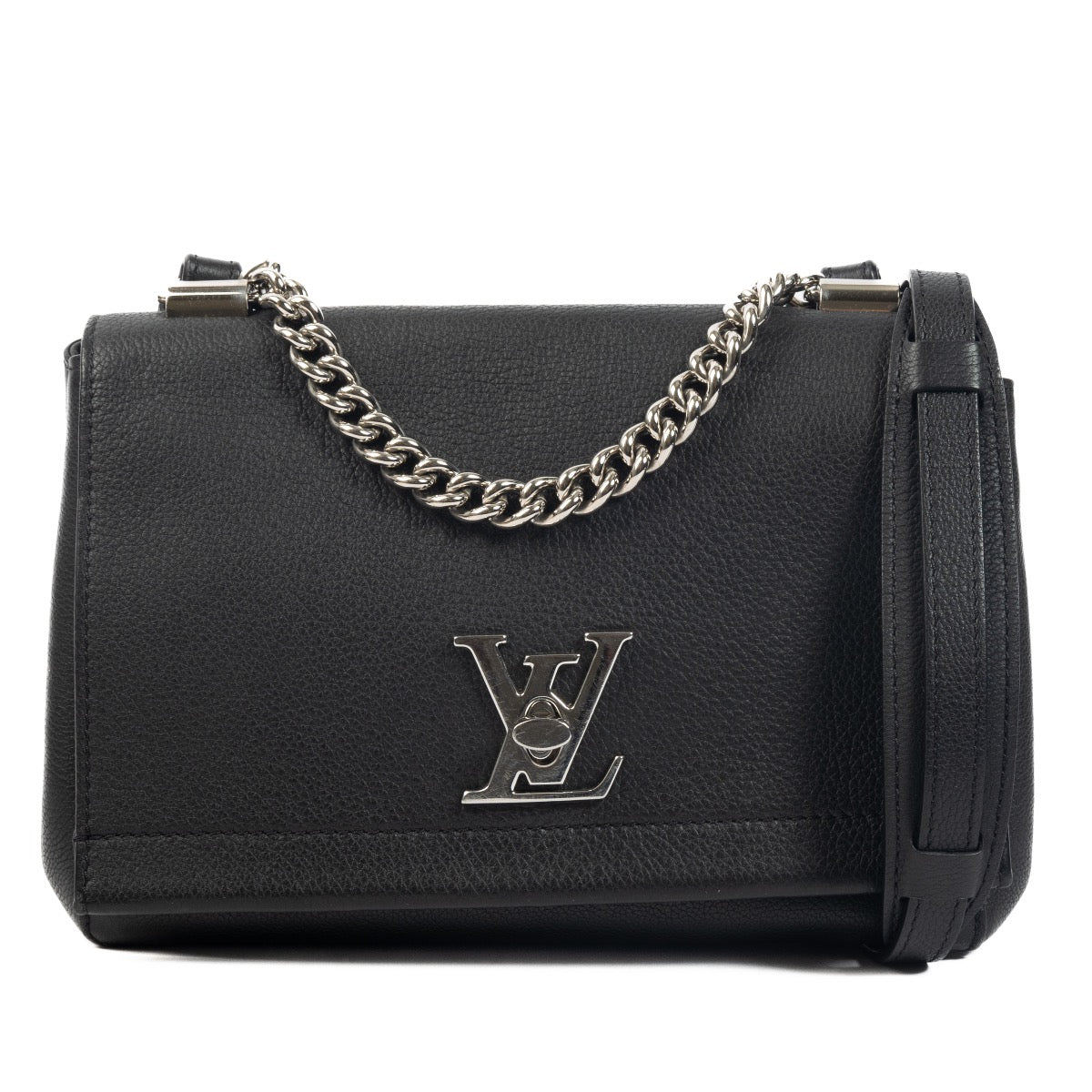 Shop safe online at Labellov in Antwerp, Brussels and Knokke this 100% authentic second hand Louis Vuitton Black Lockme Crossbody