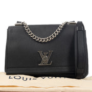 Shop safe online at Labellov in Antwerp, Brussels and Knokke this 100% authentic second hand Louis Vuitton Black Lockme Crossbody
