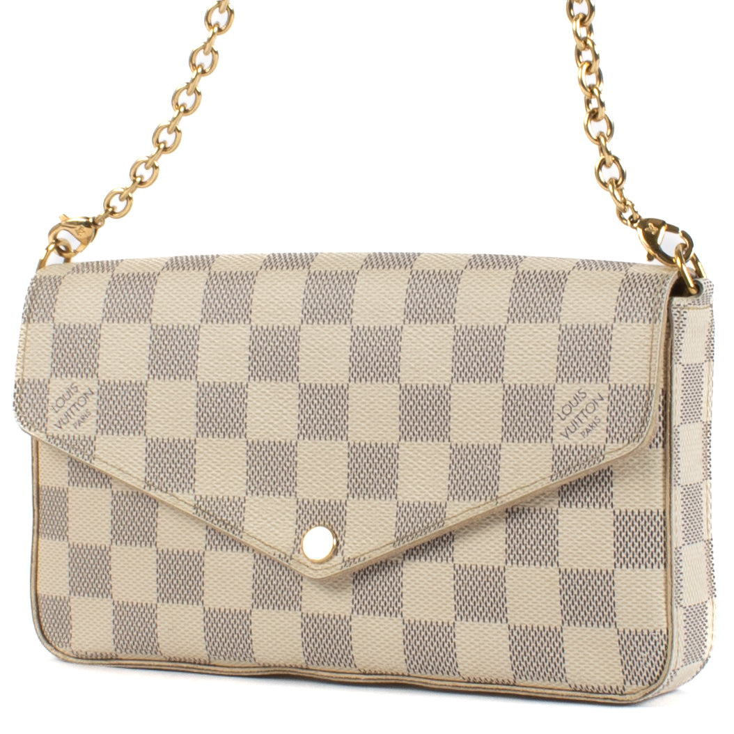 Louis Vuitton Damier Azur Pochette Félicie Tas