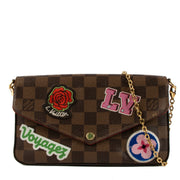 Louis Vuitton Damier Ebene LV Stories Pochette Félicie Limited Edition