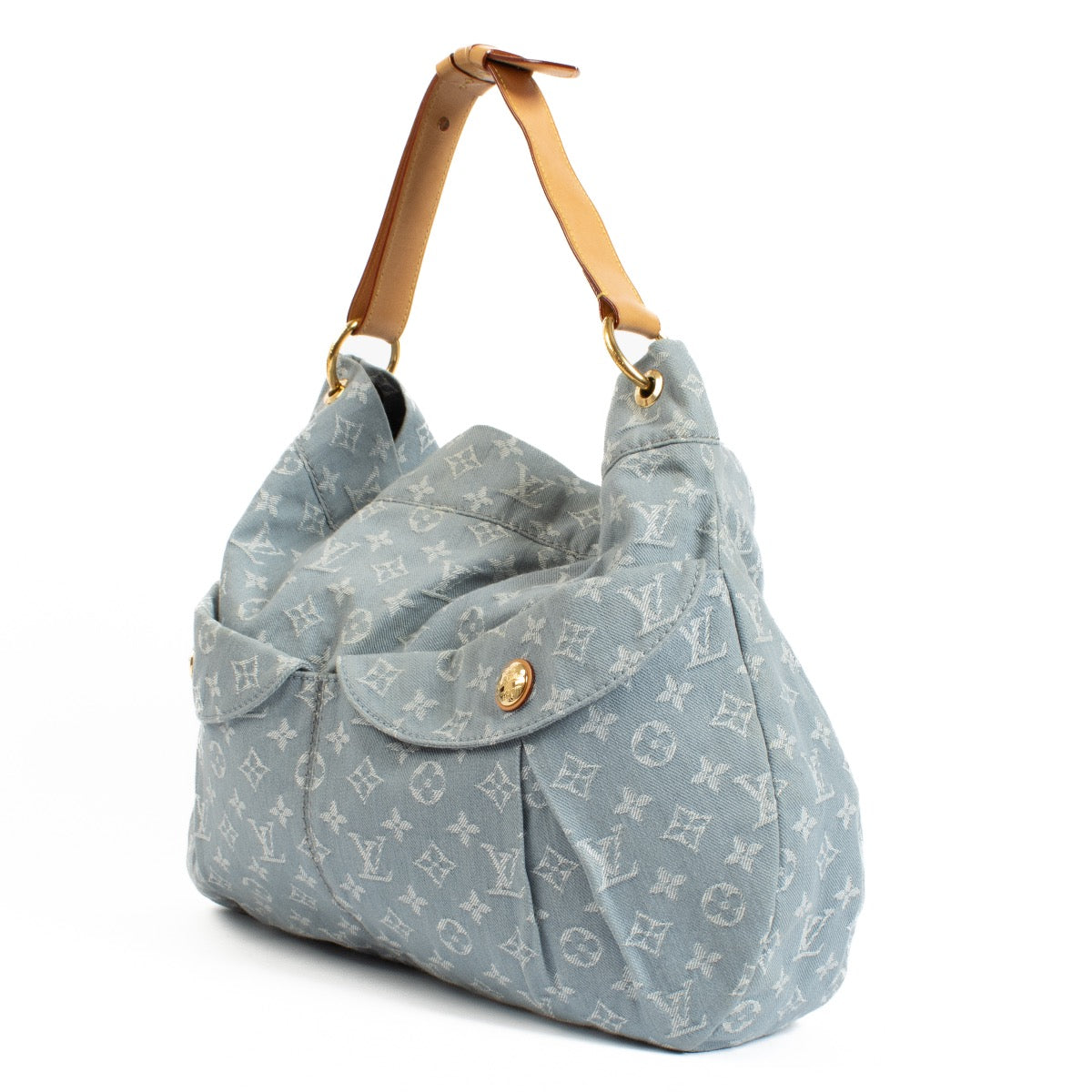 shop 100% authentic second hand Louis Vuitton Daily GM Denim Hobo Bag on Labellov.com