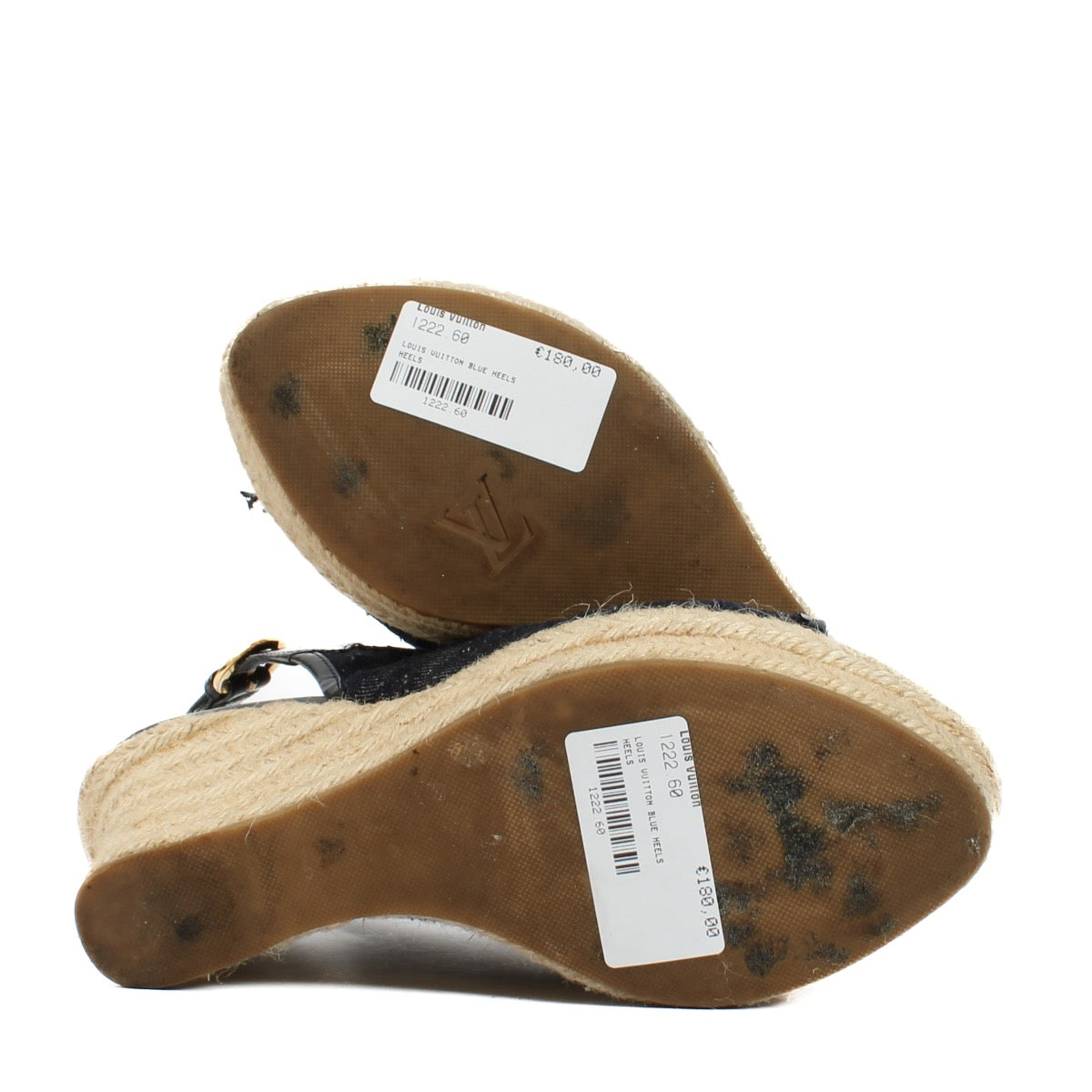 shop 100% authentic second hand Louis Vuitton Blue Heels - Size 36 1/2 on Labellov.com