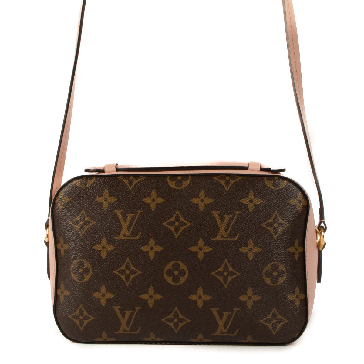 Shop 100% authentic second-hand Louis Vuitton Monogram/Rose Ballerine Saintonge Crossbody Bag on Labellov.com